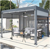 Outdoor Curtains, Transparent Gazebo Tarpaulin Side Panels, Clear PVC Tarp Curtains with Zip, Pergola Carport Waterproof Tarpaulin Side Panels,WxH-2.8x3m/9.2 * 9.8ft