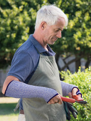 SATINIOR Cut Resistant Sleeves Protective Arm Sleeves Safety Arms Protection Sleeves with Thumb Hole for Garden Kitchen