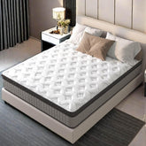 Anwick 10" Full Mattress, Soft Breathable Hybrid Memory Foam Mattress, Individually Pocket Coils, Mattress in a Box, Sleep Supportive & Pressure Relief, Medium Firm (Full 10 Inch)