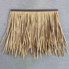 LSMKKA Synthetic Thatched Roofing for Tiki Hut, Palapa Straw Roof Panels Hats 20" X 10 Inches Grass Blinds Fireproof, 2-30 PCS Umbrella Cover/Caps for Gazebo Canopy Cottage Pergola (Size : 8pc)