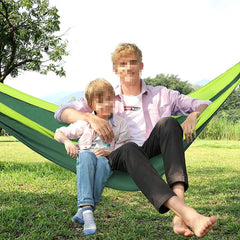 Hammock Camping Hammock Portable Hammock Swing Chair Lightweight Nylon Fabric Easy to Assemble with Straps for Summer Camping Travel Garden Hammocks for Outside (Color : Blue)