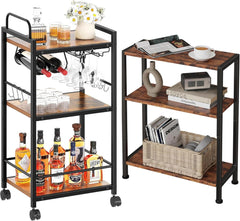 Bar Cart for The Home & 3-Tier Side Table