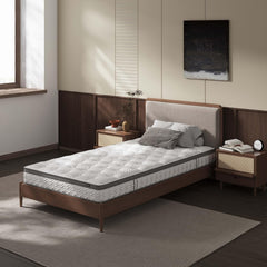 6 Inch Twin Mattress, Foam and Spring Hybrid Mattress for Back Pain, Extra Lumbar & Shoulder Support, Fiberglass Free & No Odor, Medium Firm, Durable Support, Mattress in A Box (Twin+6 Inch)