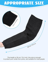 Arm Sleeve, Chainsaw Safety, Cut Steel Wire Armband, One Size Fits Most Anti Abrasion Arm Guard Bracers, Safety Guard for Gardening Warehouse Factory Work