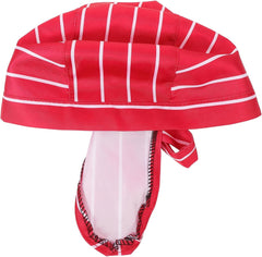 FRCOLOR Stylish Chef Hats for Men and Women Cotton Cloth Head Cap with Design for Restaurants Cafes and Catering Comfortable and Durable Cooking Uniform Hat Multi