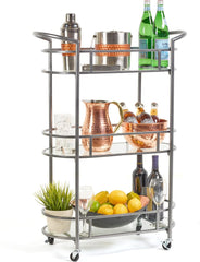 Westwood Antique Copper Bar/Serving Cart 26¾" x 12½" x 37⅜"