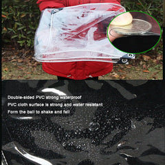 Transparent Gazebo Curtain with Zip Door,PVC Tarpaulin with Zipper,Outdoor Pergola Patio Porch Gazebo Carport Transparent Tarpaulin Side Panels with Zipper,customizable ( Size : H2.1xW2.5m/H6.8xW8.2ft