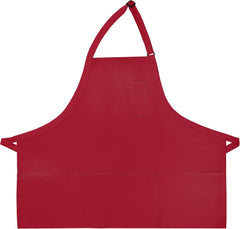 Averill's Sharper Uniforms Three Pocket Bib Apron with Pencil Pocket 3 pocket (Set of 6
