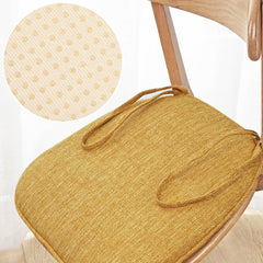 Chair Cushions for U Shaped Dining Chairs Kitchen Chair Cushions with Ties Non Slip Chair Pads for Dining Room Chairs Colorful Cushion Lumbar Cushion Office (Orange)