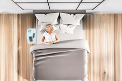 Liddle Bed Shelf Z Bracket with Mint Silicone Top - Modern Innovations Bedside Shelf for Bed - Floating Shelf with Non-Slip Surface for Nightstand Essentials - Easy Install Bedside Organizer