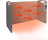 Portable Space Heater for Office & Home, Foldable, Quiet Floor Foot Warmer Under Desk, Personal Electric Panel Space Heater with Thermostat & Timer, Auto Shut Off