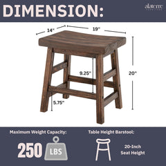 Pomona 32-Inch Compact Writing Desk with Solid Wood Top and Metal Frame – Rustic Industrial Style Small Home Office Desk with Durable Lacquer Finish and Floor Levelers by Alaterre Furniture (Natural)