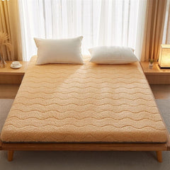 Roll Bed Mattress Thick Mattress Full Size Mattress Single Double Mattress Living Room Floor mat Guest Sleeping mat Suitable for Student Room, Tent, Travel