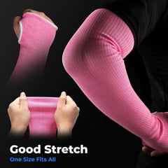 Cut Resistant Farmers Sleeves with Thumb Hole, Arm Protectors for Thin Skin and Bruising, for Gardening, Welding, Kitchen, Arm Guards for Biting, Pet Grooming, Grey, 1 Pair