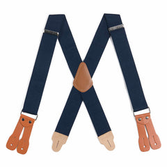 rugged flex® elastic button clasp suspender