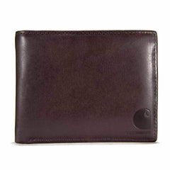 oil tan passcase wallet