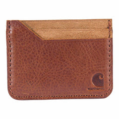 patina leather front pocket wallet