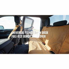 universal fitted nylon duck full-size bench seat cover