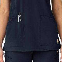 women's force liberty twill v-neck scrub top