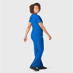 women's force cross-flex v-neck scrub top