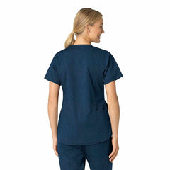 women's rugged flex® ripstop v-neck scrub top