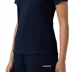 women's rugged flex® rscu lightweight short sleeve polo scrub top