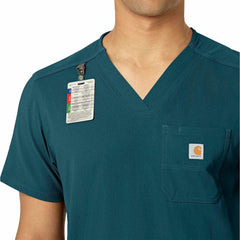 rugged flex® peak 5-pocket v-neck scrub top