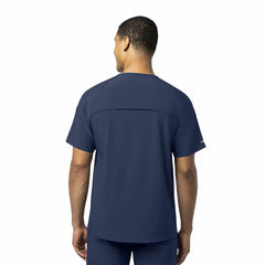 force cross-flex chest pocket v-neck scrub top