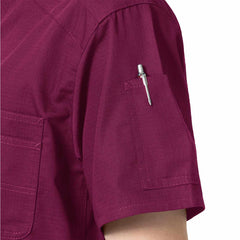 rugged flex® ripstop chest pocket scrub top