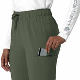 women's force cross-flex straight leg cargo scrub pant