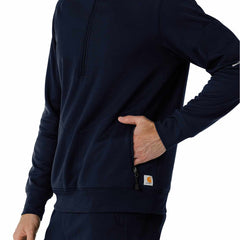 rugged flex® rscu scrub half zip