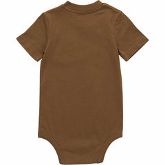 kids' short sleeve pocket bodysuit (baby)