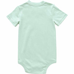 kids' short sleeve pocket bodysuit (baby)