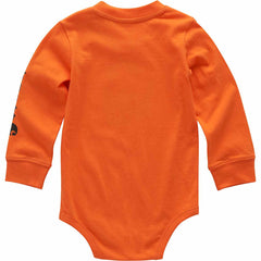 boys' long sleeve dog “c” bodysuit (baby)