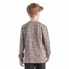 boys' long sleeve printed camo t-shirt (child/youth)