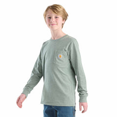 boys' long sleeve deer "c" pocket t-shirt (child/youth)