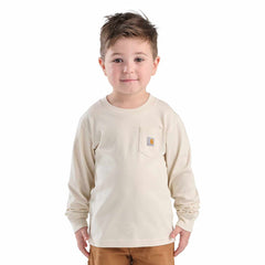 boys' long sleeve dog pocket t-shirt (child/youth)