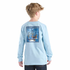 boys' long sleeve duck pocket t-shirt (child/youth)