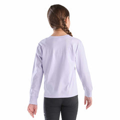 girls' long sleeve run wild t-shirt (toddler/child/youth)