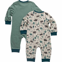 boys' 2-piece long sleeve outdoor coverall set (baby)
