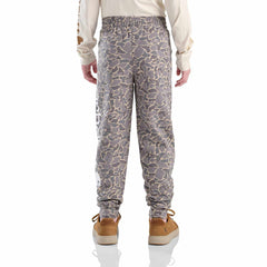 boys' elastic waistband fleece camo logo sweatpants (child/youth)