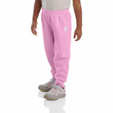 girls' elastic waistband logo sweatpants (baby/toddler)