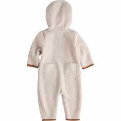boys' long sleeve zip-front sherpa coverall (baby)