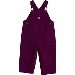 girls' loose fit canvas bib overall (baby)