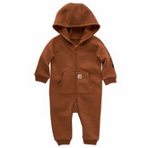 boys' long-sleeve fleece zip front coverall (baby)