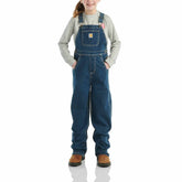 girls' unlined denim bib overall (child/youth)