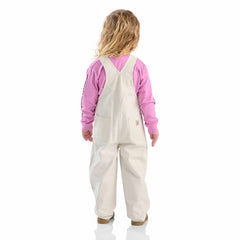 girls' canvas ruffle front overall (baby/toddler)