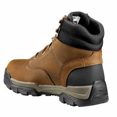 ground force waterproof 6" soft toe work boot