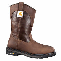 rugged flex® square 11" steel toe wellington