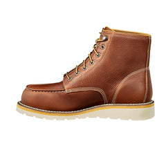 6" waterproof moc steel toe wedge work boot